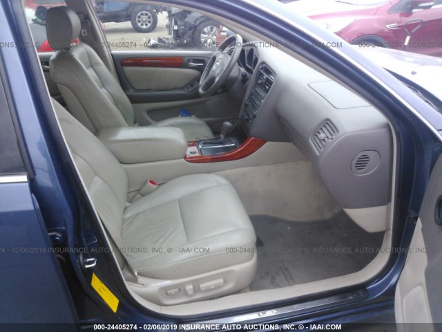 JT8BD69S530178185 - 2003 LEXUS GS 300 BLUE photo 5