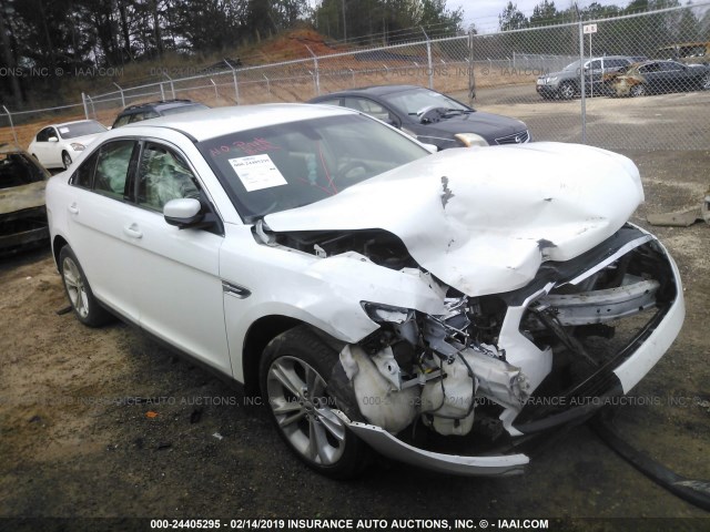 1FAHP2E88EG145347 - 2014 FORD TAURUS SEL WHITE photo 1