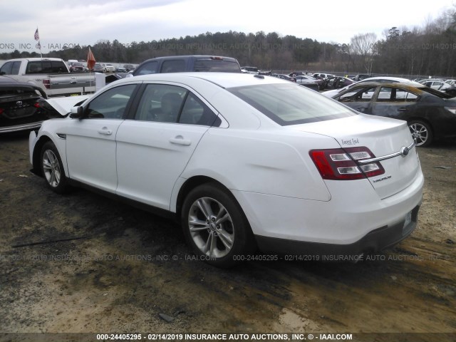 1FAHP2E88EG145347 - 2014 FORD TAURUS SEL WHITE photo 3