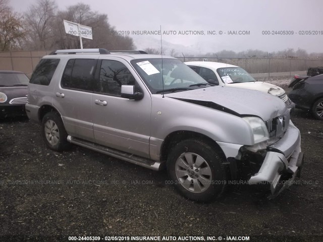 4M2EU48826UJ08370 - 2006 MERCURY MOUNTAINEER PREMIER SILVER photo 1