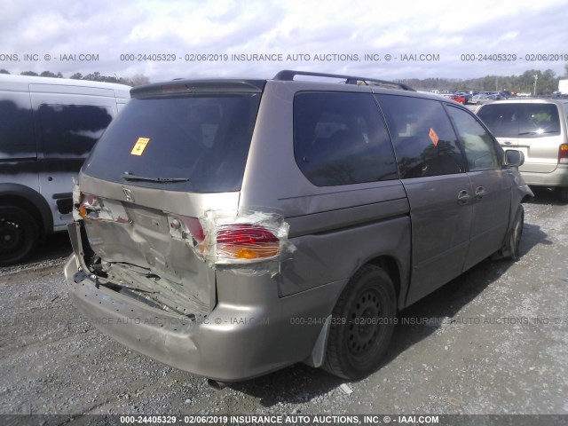 5FNRL18953B068078 - 2003 HONDA ODYSSEY EXL GOLD photo 4