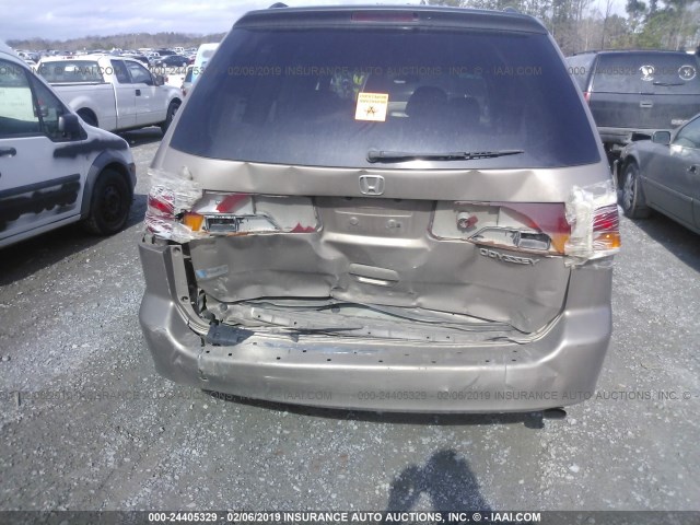 5FNRL18953B068078 - 2003 HONDA ODYSSEY EXL GOLD photo 6