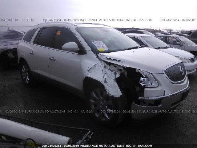 5GAKRDED9CJ366718 - 2012 BUICK ENCLAVE WHITE photo 1