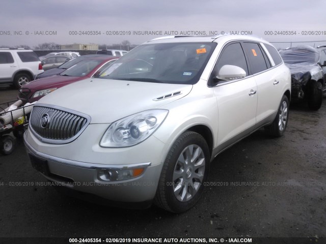 5GAKRDED9CJ366718 - 2012 BUICK ENCLAVE WHITE photo 2