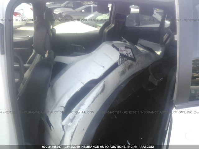 2C4RDGEG5HR674530 - 2017 DODGE GRAND CARAVAN GT WHITE photo 8