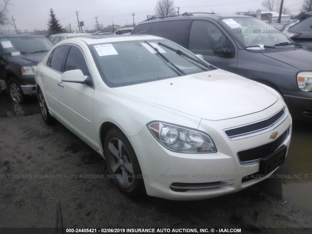 1G1ZD5EU7CF385152 - 2012 CHEVROLET MALIBU 2LT WHITE photo 1