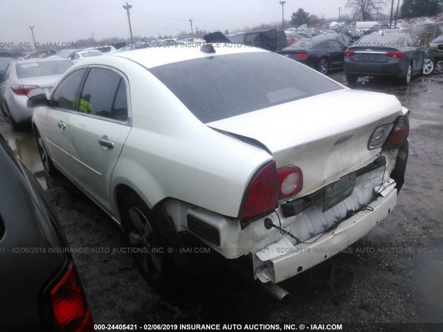 1G1ZD5EU7CF385152 - 2012 CHEVROLET MALIBU 2LT WHITE photo 3