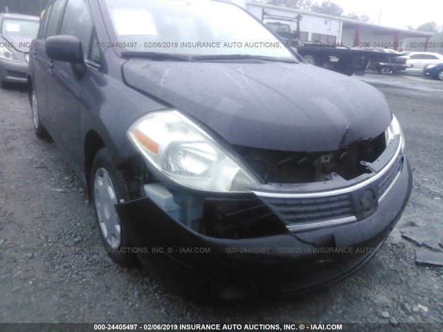 3N1BC13E67L450233 - 2007 NISSAN VERSA S/SL BLACK photo 6