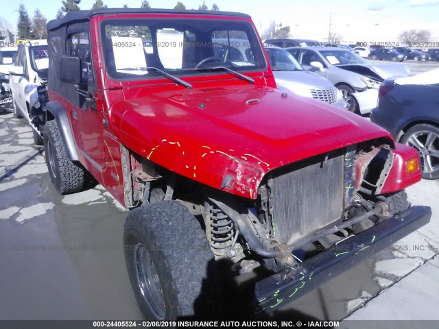 1J4FY29P2WP778552 - 1998 JEEP WRANGLER / TJ SE RED photo 1