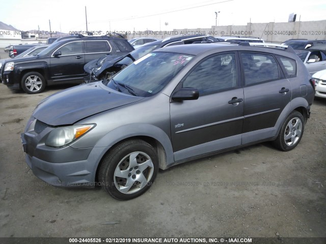 5Y2SL62883Z466541 - 2003 PONTIAC VIBE GRAY photo 2