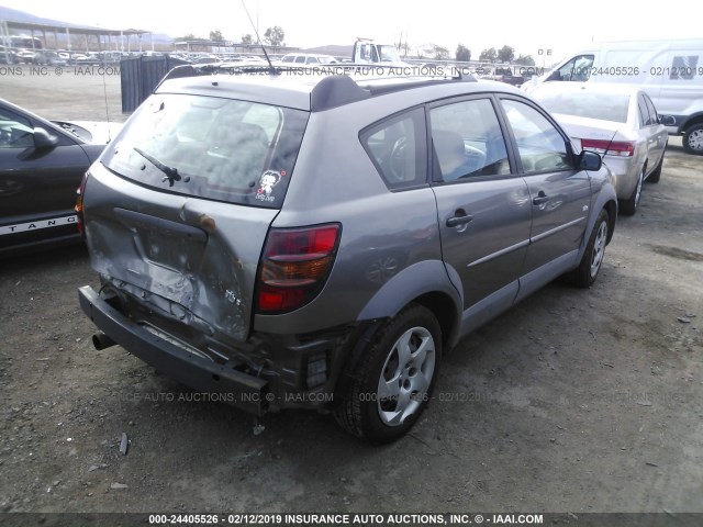 5Y2SL62883Z466541 - 2003 PONTIAC VIBE GRAY photo 4