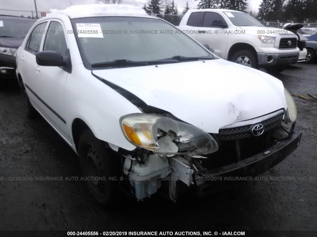 1NXBR32E55Z474790 - 2005 TOYOTA COROLLA CE/LE/S WHITE photo 1