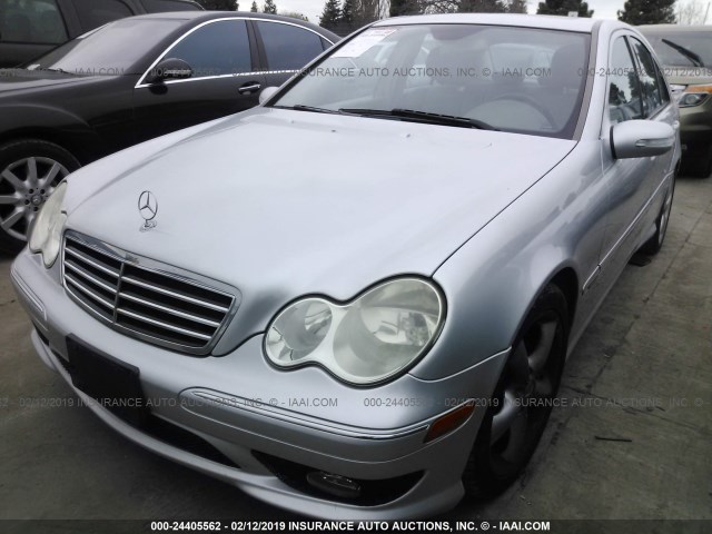 WDBRF52H06F736379 - 2006 MERCEDES-BENZ C GENERATION 2006 230 SILVER photo 2