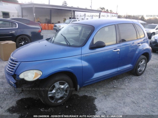 3A4FY58B76T315809 - 2006 CHRYSLER PT CRUISER TOURING BLUE photo 2