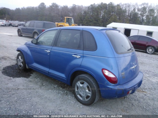 3A4FY58B76T315809 - 2006 CHRYSLER PT CRUISER TOURING BLUE photo 3