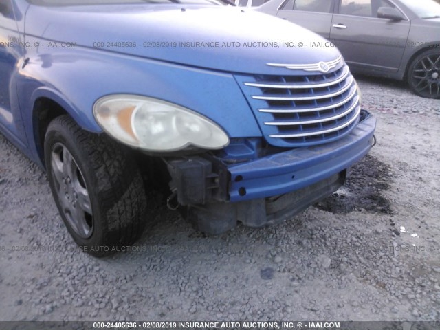 3A4FY58B76T315809 - 2006 CHRYSLER PT CRUISER TOURING BLUE photo 6