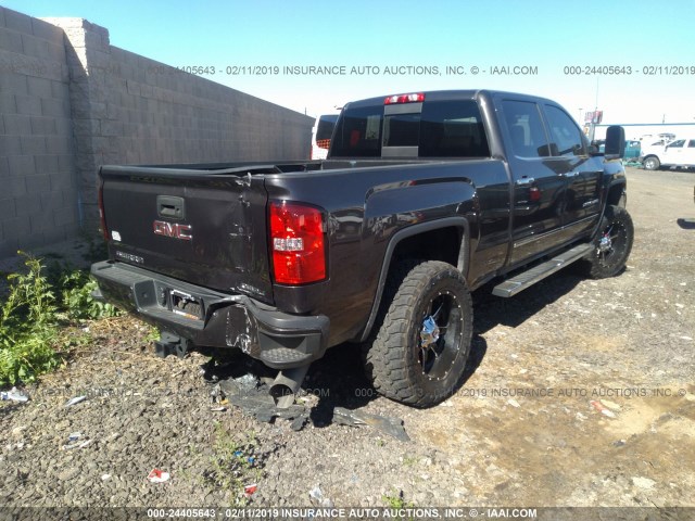 1GT424E83FF128398 - 2015 GMC SIERRA K3500 DENALI BLACK photo 4