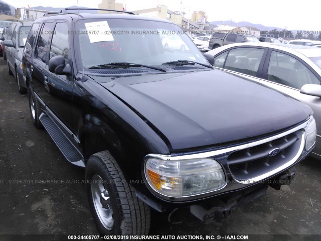 1FMZU63E8YZA07058 - 2000 FORD EXPLORER XLT BLACK photo 1