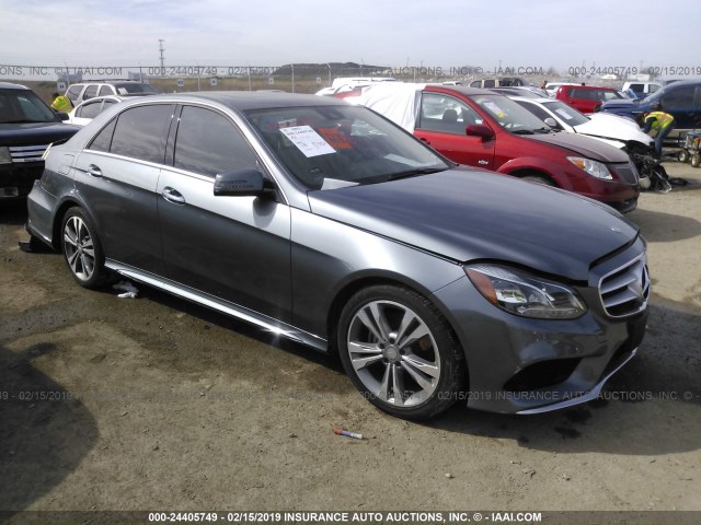 WDDHF5KB6GB269363 - 2016 MERCEDES-BENZ E 350 GRAY photo 1