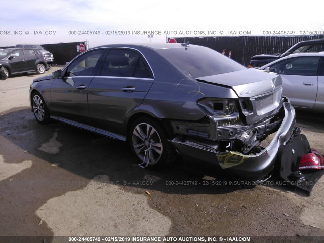 WDDHF5KB6GB269363 - 2016 MERCEDES-BENZ E 350 GRAY photo 3