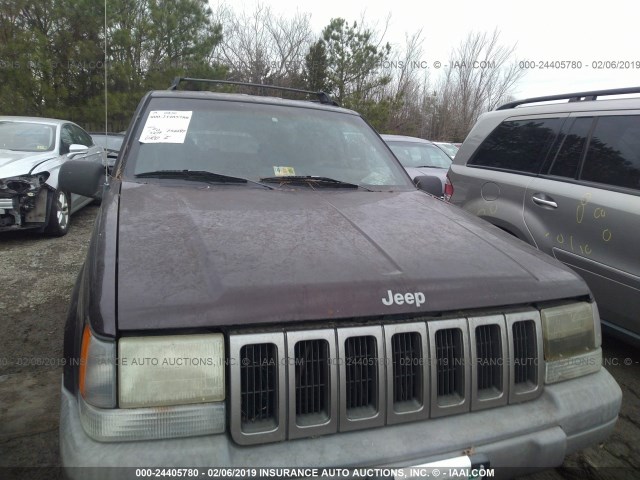 1J4GZ58S1WC233958 - 1998 JEEP GRAND CHEROKEE LAREDO/TSI PURPLE photo 6