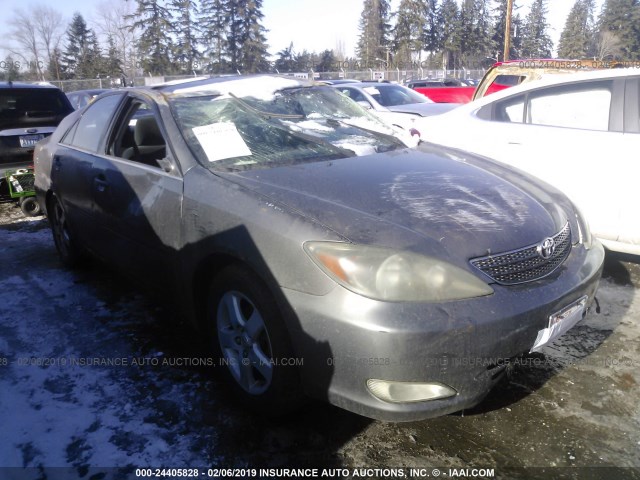 4T1BE32K73U641858 - 2003 TOYOTA CAMRY LE/XLE/SE GRAY photo 1