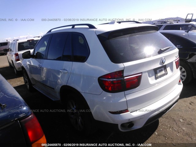 5UXZV4C58CL748410 - 2012 BMW X5 XDRIVE35I Ақ фото 3
