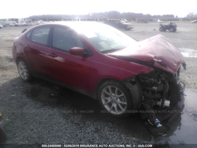 1C3CDFBA4DD136743 - 2013 DODGE DART SXT MAROON photo 1