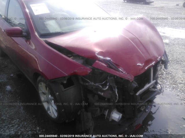 1C3CDFBA4DD136743 - 2013 DODGE DART SXT MAROON photo 6