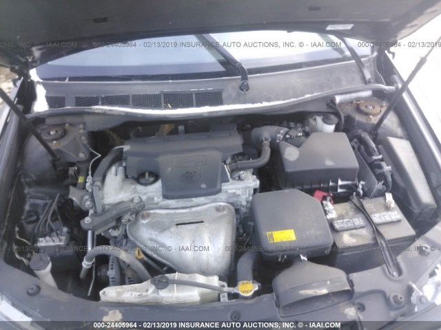 4T1BF1FK5CU617232 - 2012 TOYOTA CAMRY SE/LE/XLE 黑色 照片 10