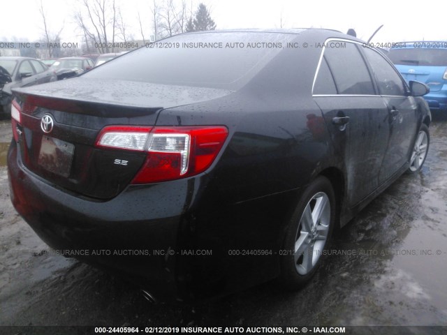 4T1BF1FK5CU617232 - 2012 TOYOTA CAMRY SE/LE/XLE 黑色 照片 4