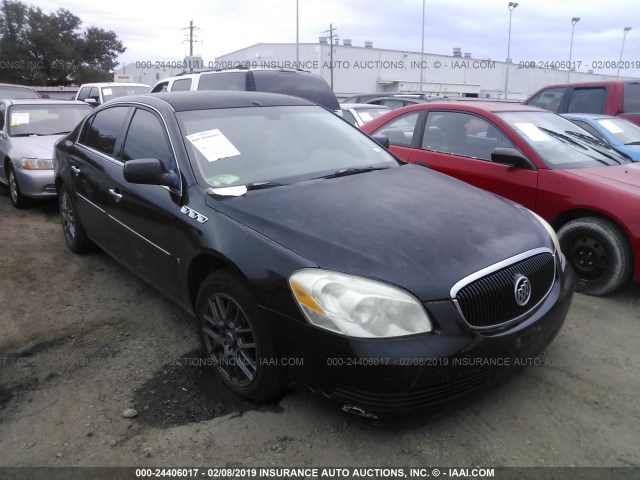 1G4HD57237U158861 - 2007 BUICK LUCERNE CXL BLACK photo 1