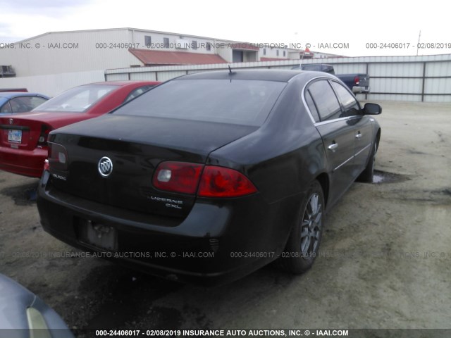 1G4HD57237U158861 - 2007 BUICK LUCERNE CXL BLACK photo 4