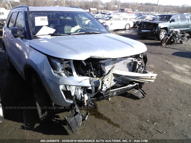 1FM5K8D8XJGB38230 - 2018 FORD EXPLORER XLT SILVER photo 6