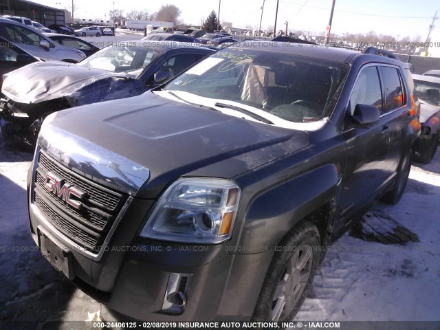 2GKALSEK4C6268373 - 2012 GMC TERRAIN SLE BROWN photo 2