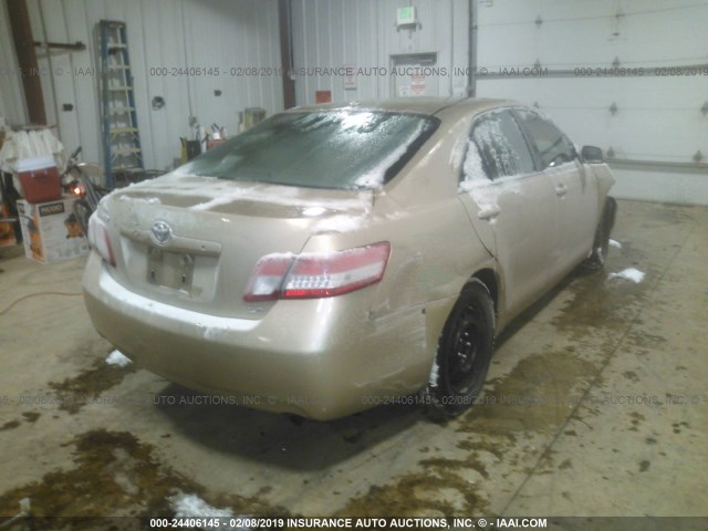 4T1BF3EK1AU066730 - 2010 TOYOTA CAMRY SE/LE/XLE GOLD photo 4