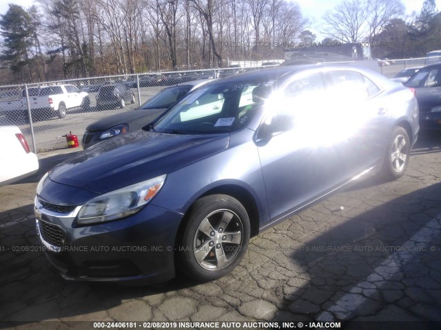 1G11B5SL0EF290613 - 2014 CHEVROLET MALIBU LS BLUE photo 2