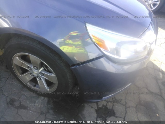 1G11B5SL0EF290613 - 2014 CHEVROLET MALIBU LS BLUE photo 6