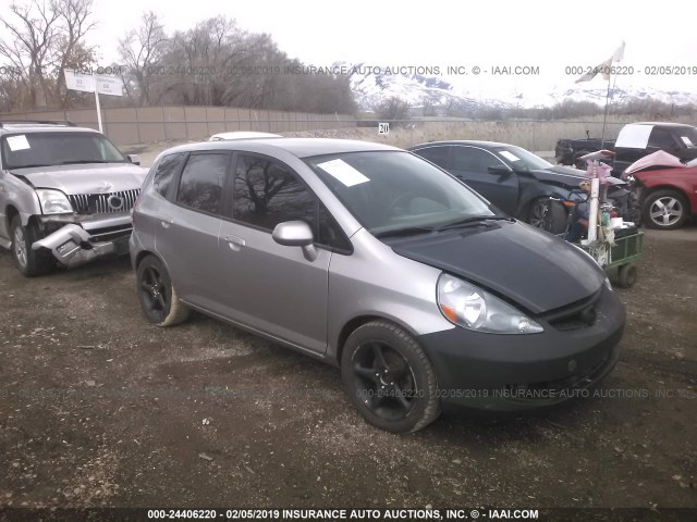 JHMGD37478S068906 - 2008 HONDA FIT GRAY photo 1