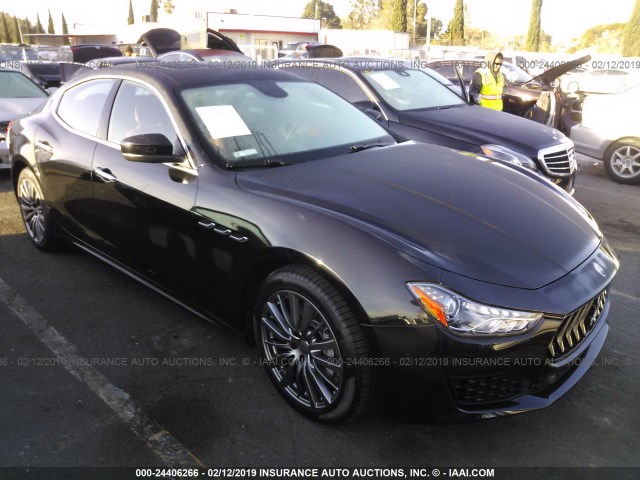 ZAM57XSA6J1279865 - 2018 MASERATI GHIBLI BLACK photo 1