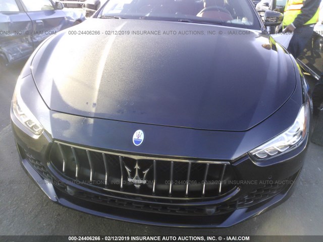 ZAM57XSA6J1279865 - 2018 MASERATI GHIBLI BLACK photo 6