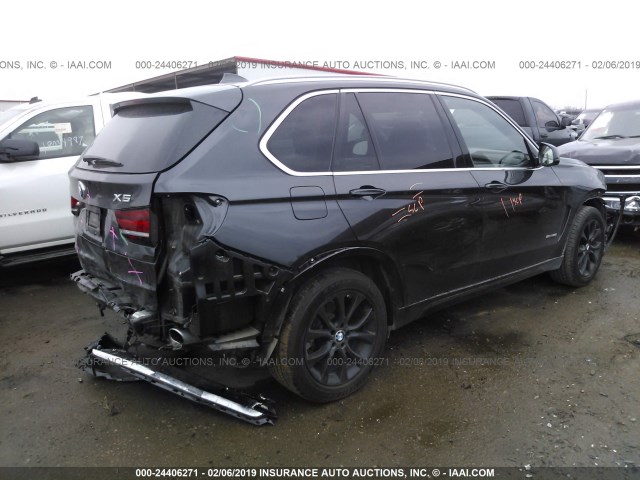 5UXKR2C50E0C00564 - 2014 BMW X5 SDRIVE35I GRAY photo 4