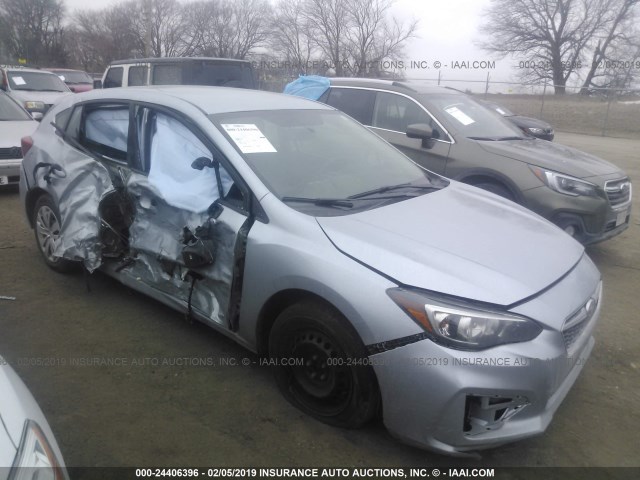 4S3GTAA69H3750540 - 2017 SUBARU IMPREZA SILVER photo 1