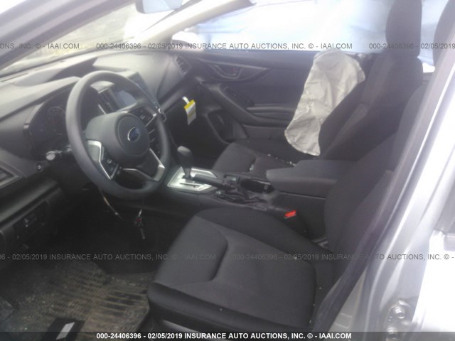 4S3GTAA69H3750540 - 2017 SUBARU IMPREZA SILVER photo 5