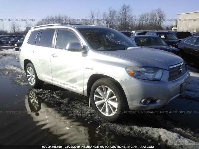 JTEEW44A682004953 - 2008 TOYOTA HIGHLANDER HYBRID LIMITED SILVER photo 1