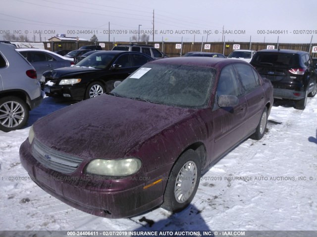 1G1ND52F64M607889 - 2004 CHEVROLET CLASSIC RED photo 2