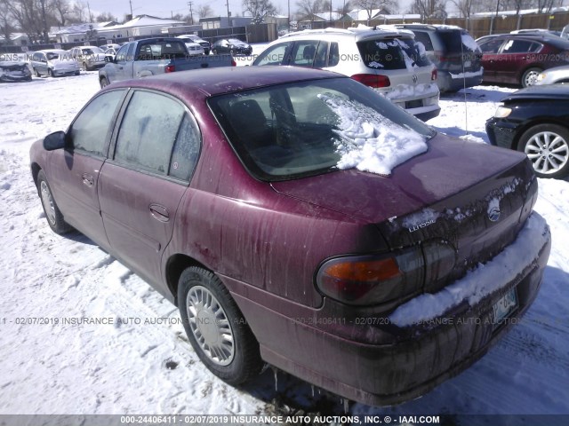 1G1ND52F64M607889 - 2004 CHEVROLET CLASSIC RED photo 3