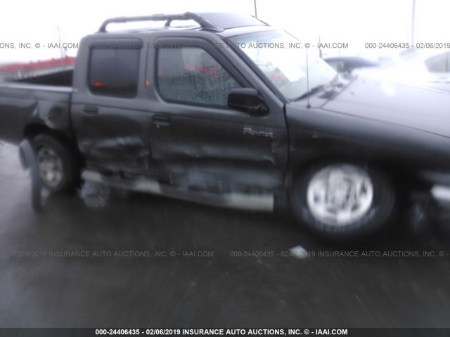 1N6ED27T3YC398544 - 2000 NISSAN FRONTIER CREW CAB XE/CREW CAB SE GRAY photo 6