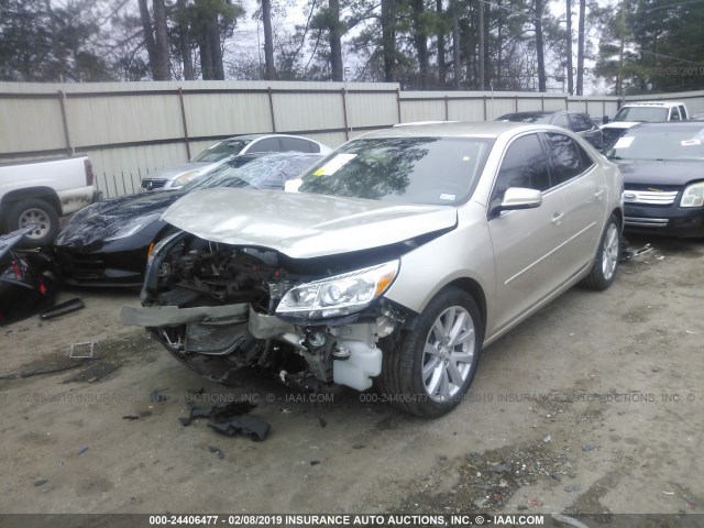 1G11D5SL4FF191109 - 2015 CHEVROLET MALIBU 2LT GOLD photo 2