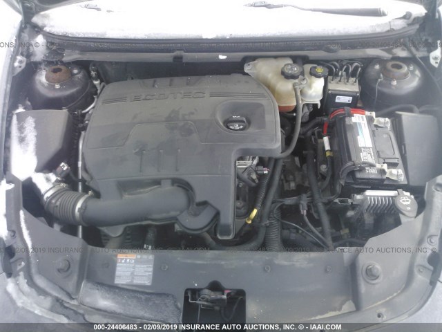 1G1ZC5E18BF166692 - 2011 CHEVROLET MALIBU 1LT 灰色 照片 10